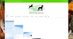 Desktop Screenshot of healthierpets.net